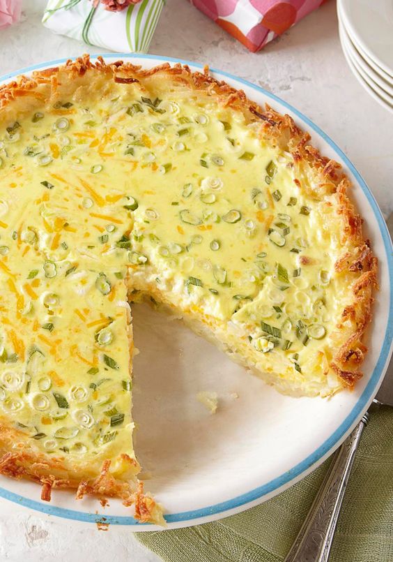 PotatoCrusted Quiche Healthy Therapy Massage