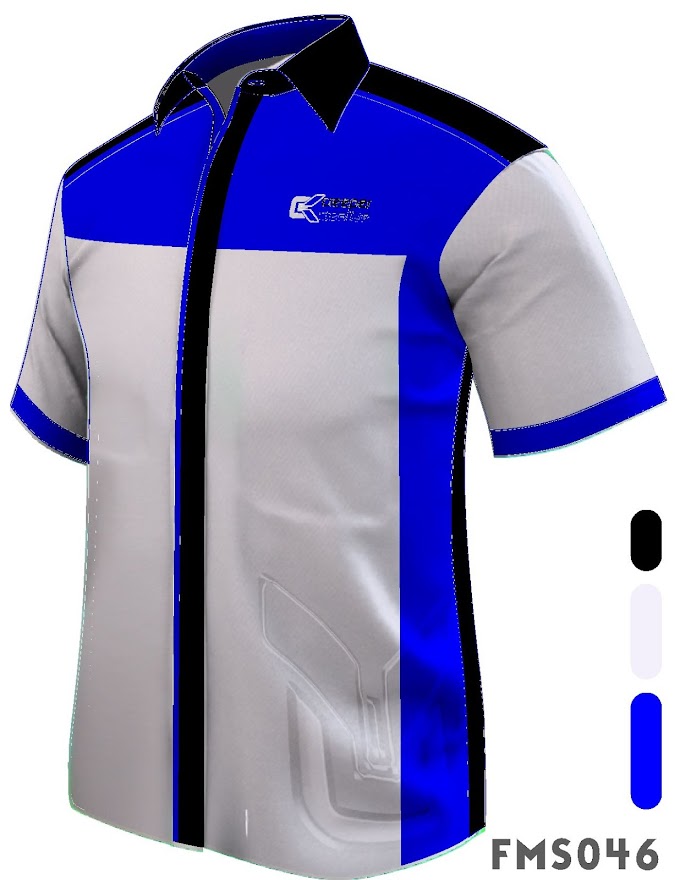 FMS047, F1 SHIRT, MALE SHIRT, SHORT SLEEVE, WHITE BASED SHIRT