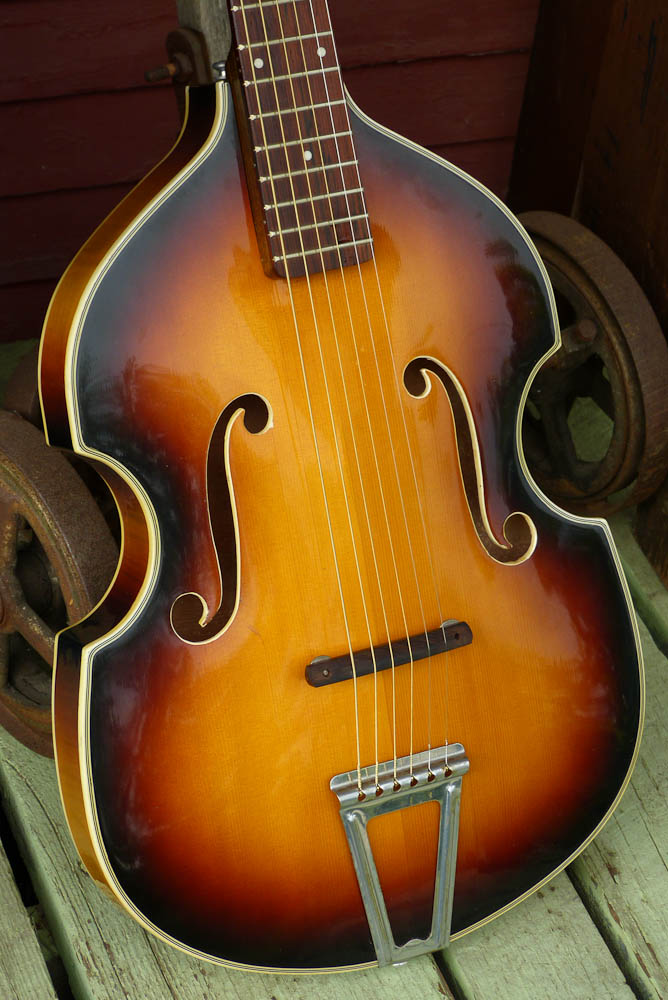 c.1968 Danelectro Violinshaped Acoustic Guitar