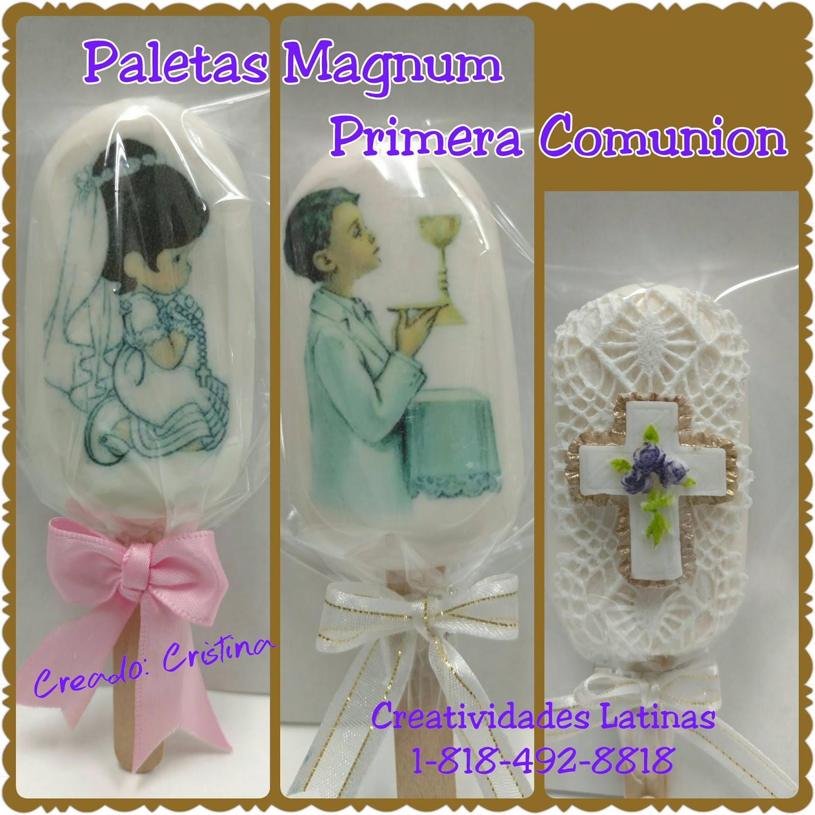 TIENDA ONLINE DE CREATIVIDADES LATINAS PRIMERA COMUNION / BAUTIZO