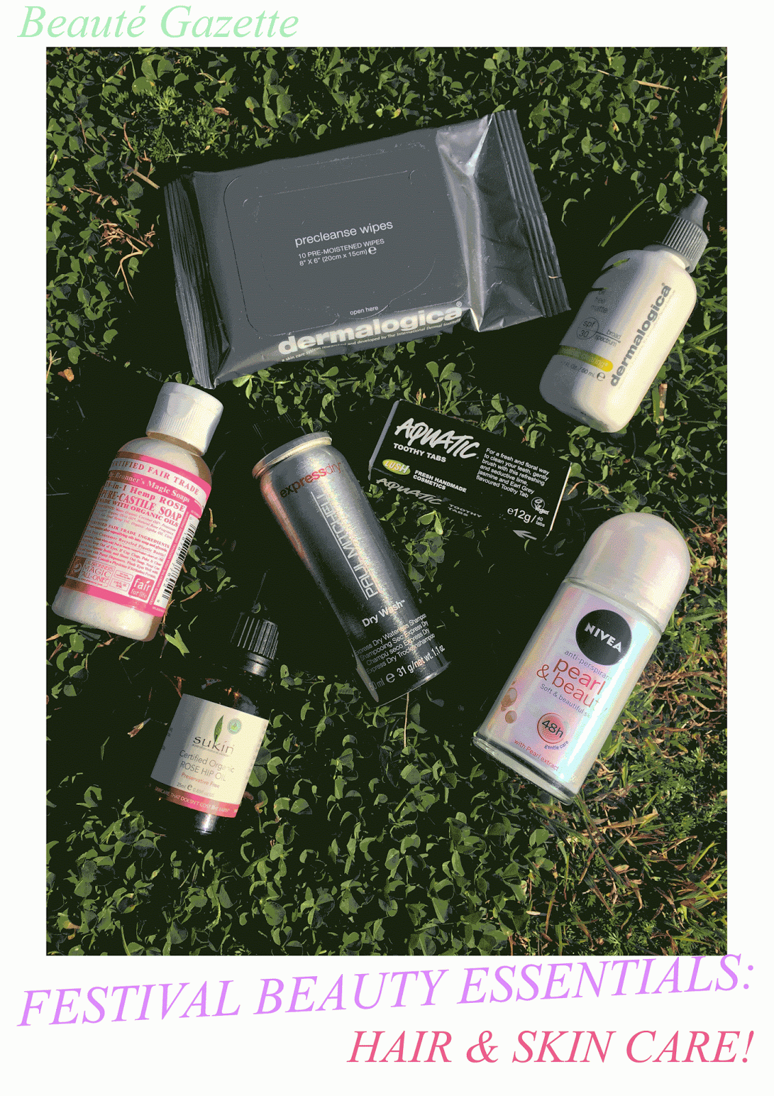 Beauté Gazette Festival Beauty Essentials Make up, Skin & Hair care