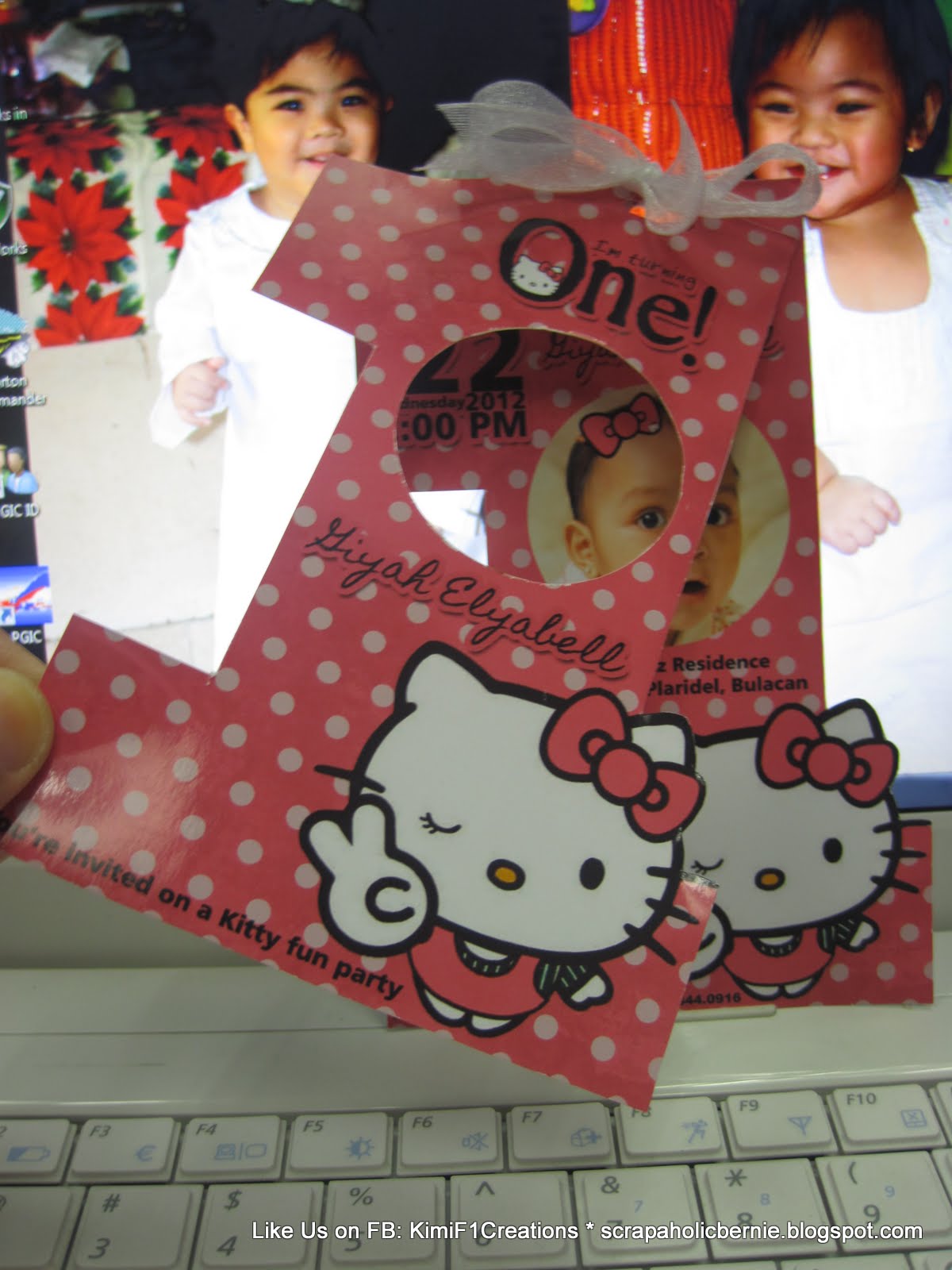 f1 digital scrapaholic hello kitty 1st birthday 2 page