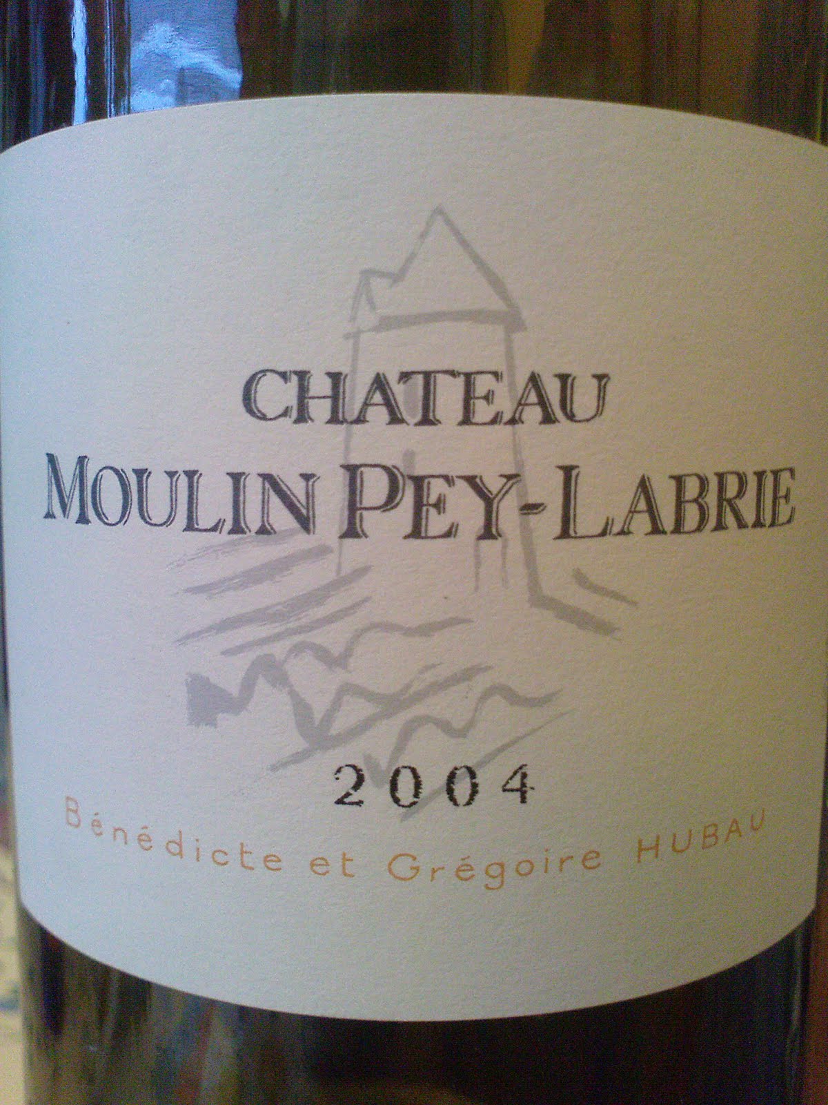 WINE IN SWEDEN TN Chateau Moulin PeyLabrie 2004, Benedicte et Gregoire Hubau, Canon Fronsac