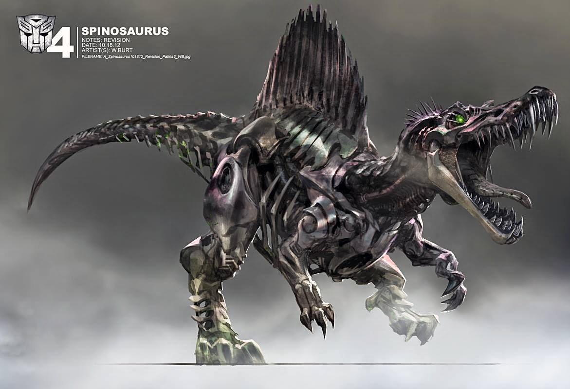 Transformers Age of Extinction, "Dinobots", Concept Art by Wesley Burt