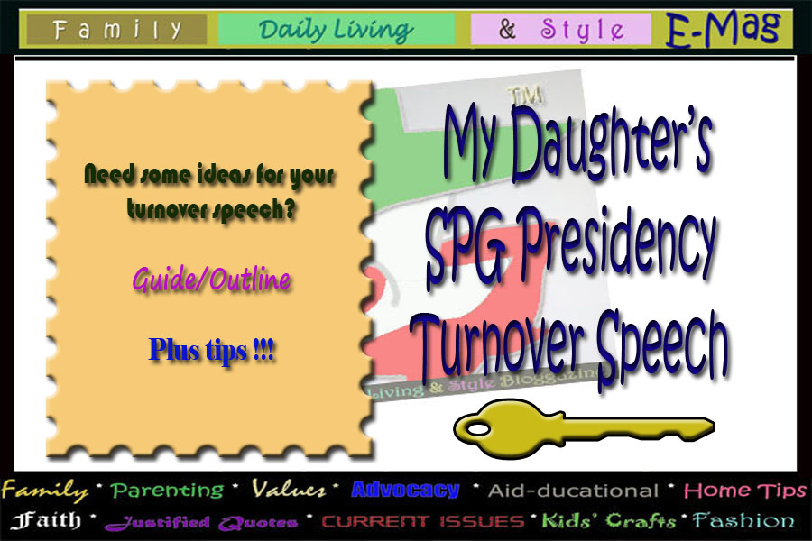 FDLS Online Magazine SPG Turnover Speech Sample
