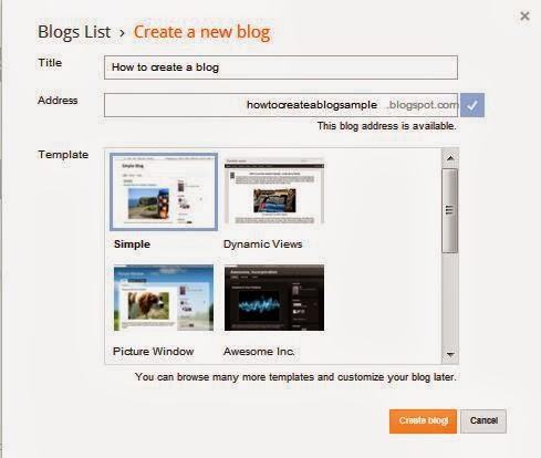How to make a Blog with Blogger.com