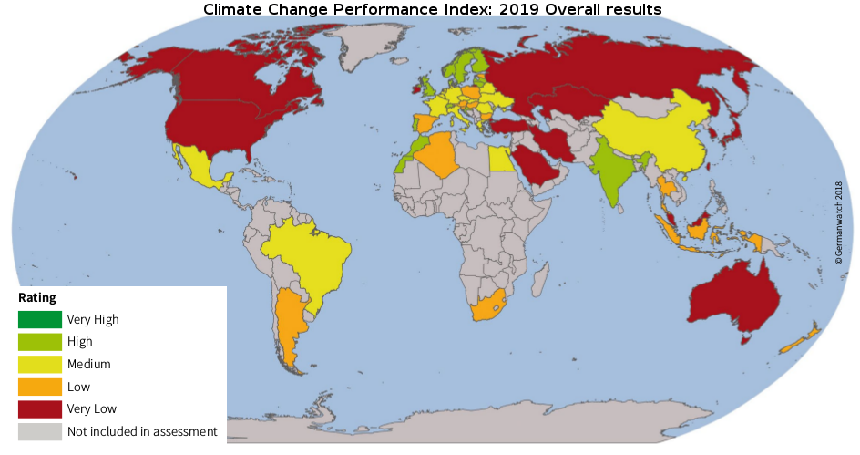 Climate Citizen Australia Performs Very Poorly In 2019 Climate Change Performance Index