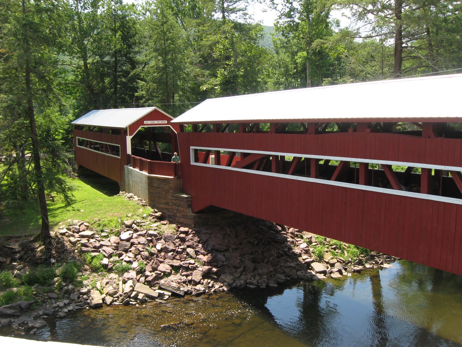 Outta the Way Twin Covered Bridges