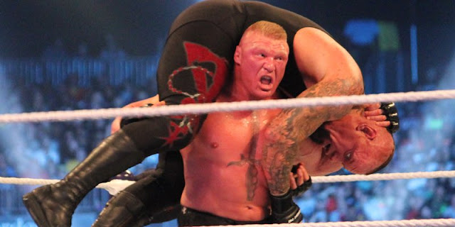 Brock Lesnar F5 The Undertaker At Wrestmania 30 XXX, Brock Lesnar Wrestlemani 30, Undertaker Vs Brock Lesnar