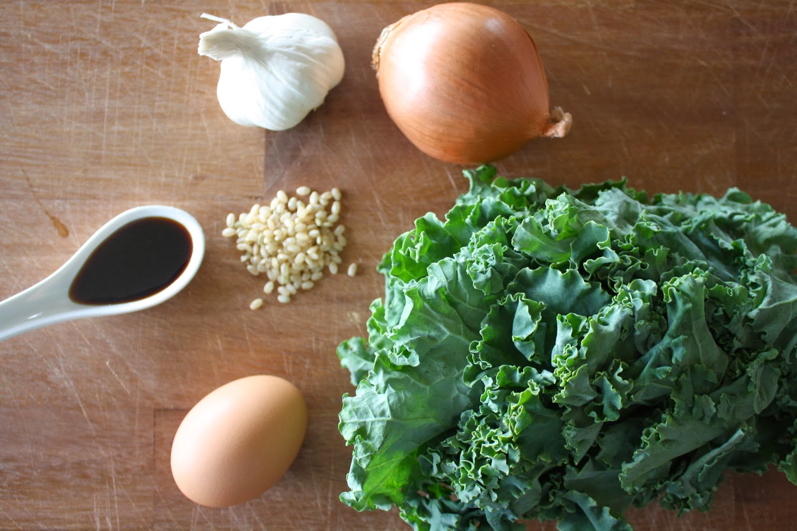 View of Cooking For A Better Tomorrow: Kale Fried Rice