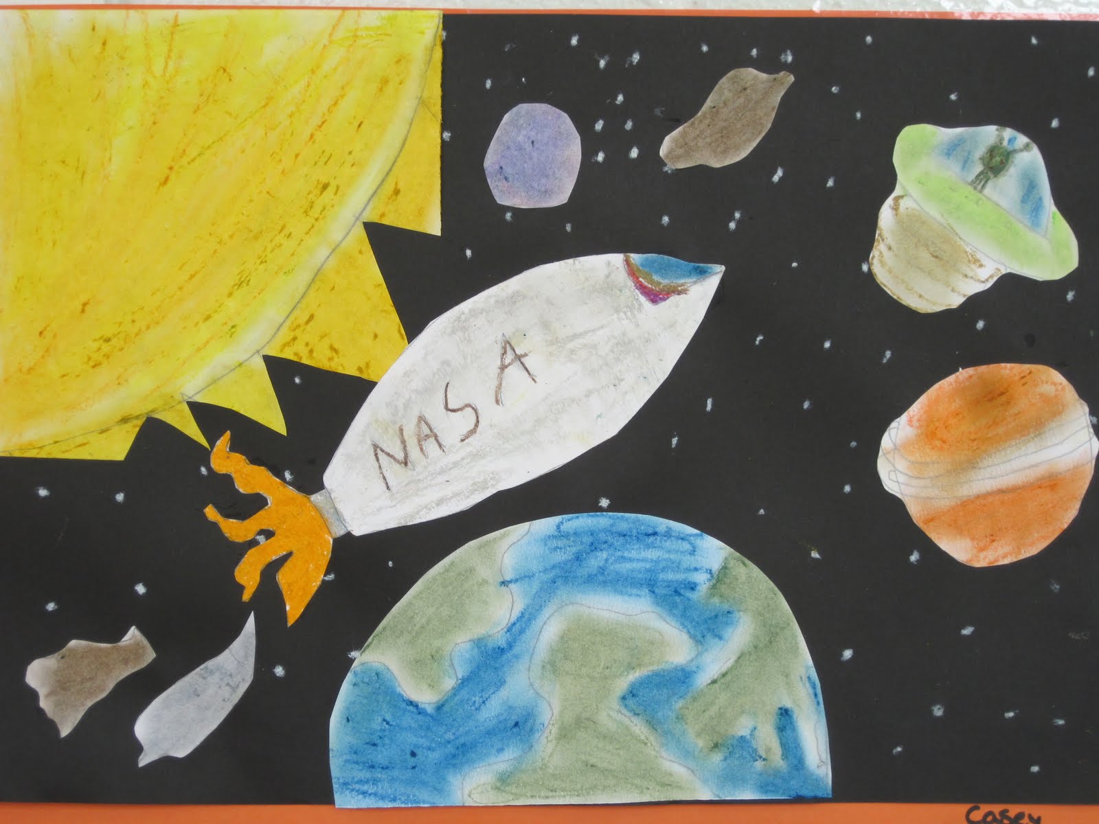 Мы рисуем космос 2 класс. Картина космос наука детский сад. Рисуем космос 2 класс поэтапно