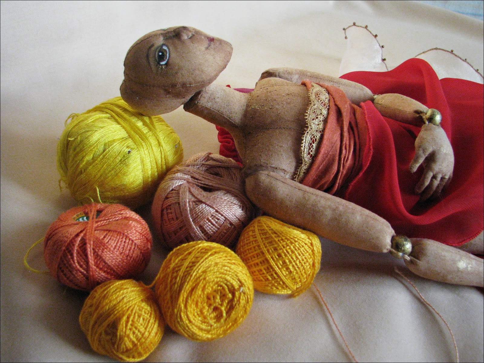 Кафе "DOLL": МК "Волосы для куклы"