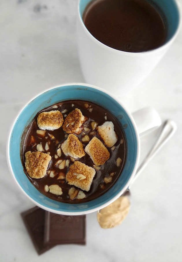 Thick Peanut Butter Hot Chocolate Thick Peanut Butter Hot Chocolate