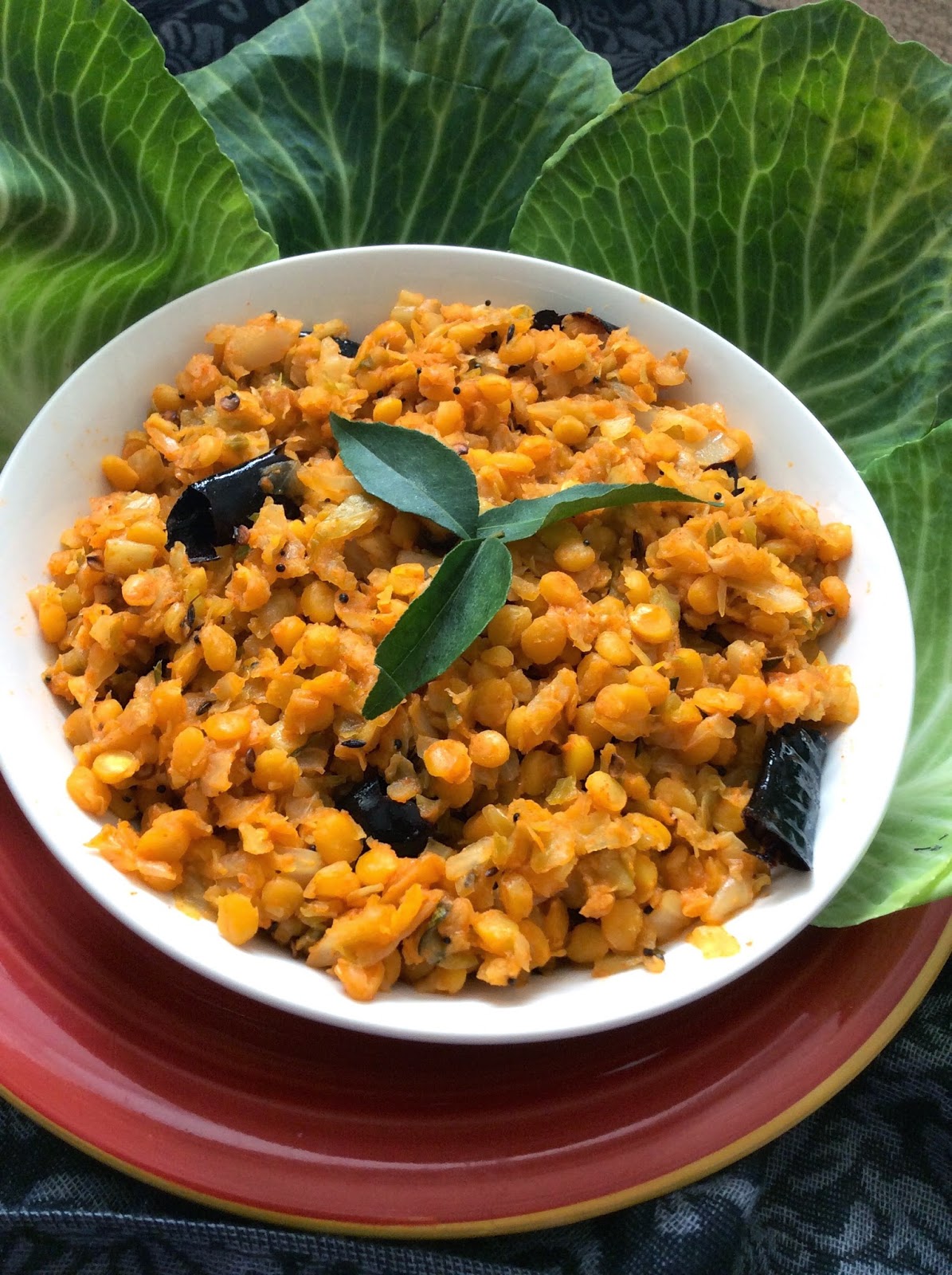 Cabbage Chana dal Curry (Cabbage Senagapappu Kura) For a Healthy