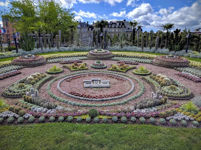 Norrköping Sweden's 25,000 cacti forming the city crest