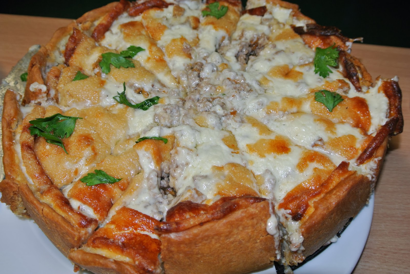 Groni&amp;#39;s Kitchen: Pfifferling-Hackfleisch Pie