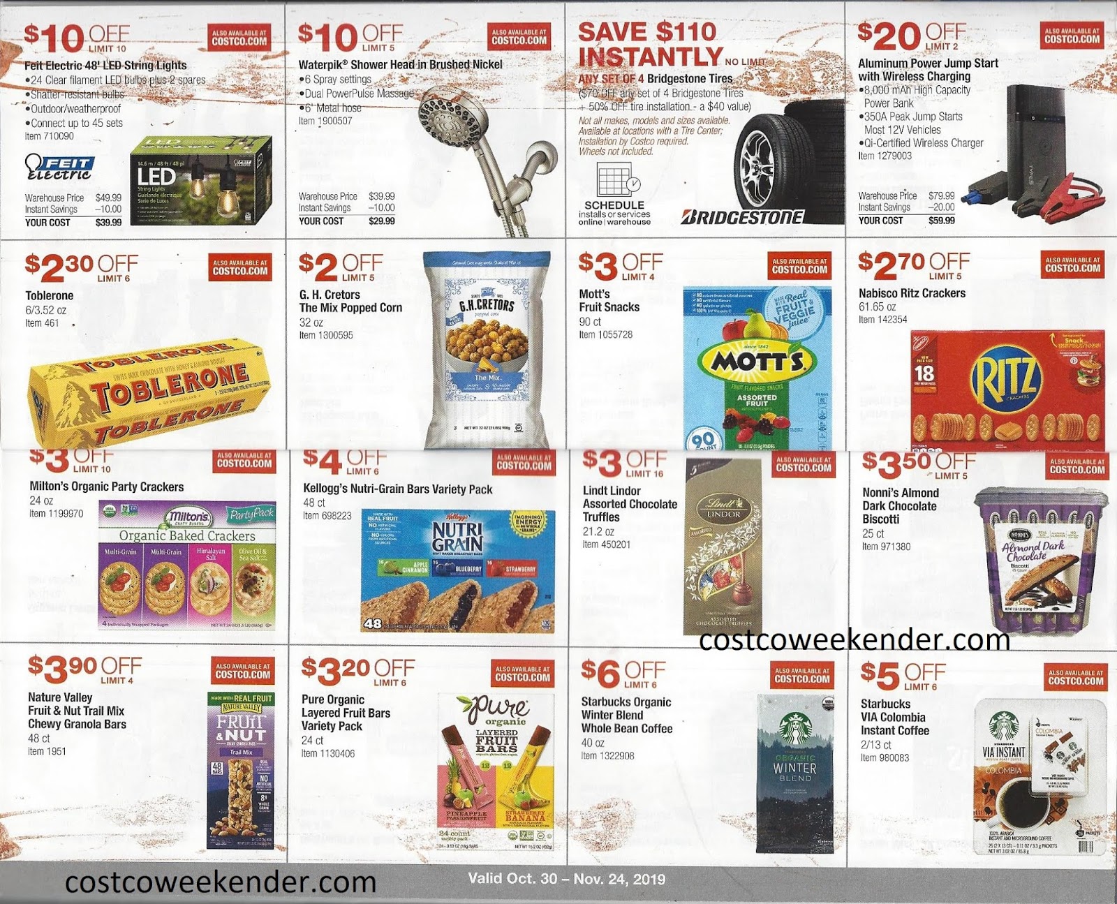Costco November 2019 Coupon Book Costco Weekender