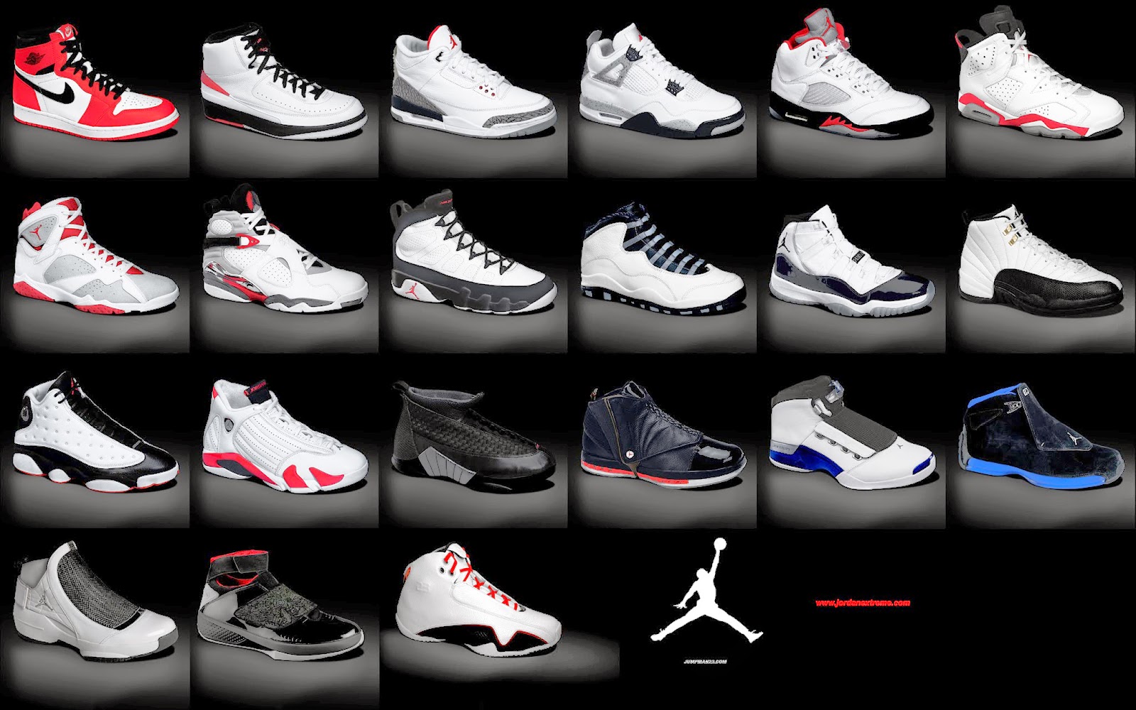 all jordan shoes 1-23