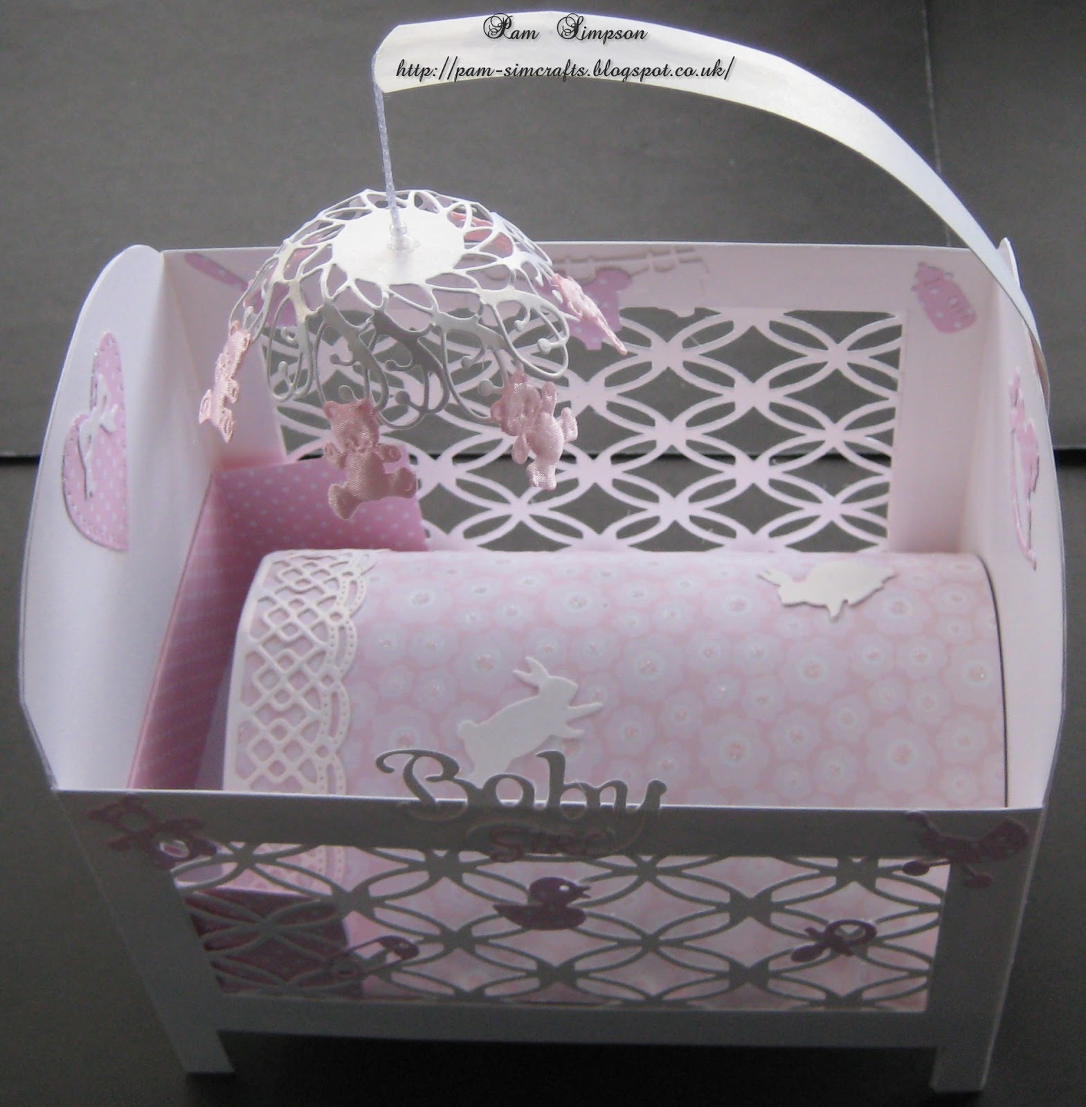 pamscrafts Two Baby Girl Cots.