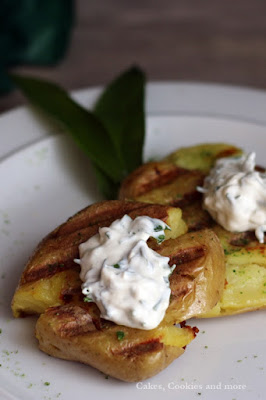 Rezept für grilled smashed Potatoes