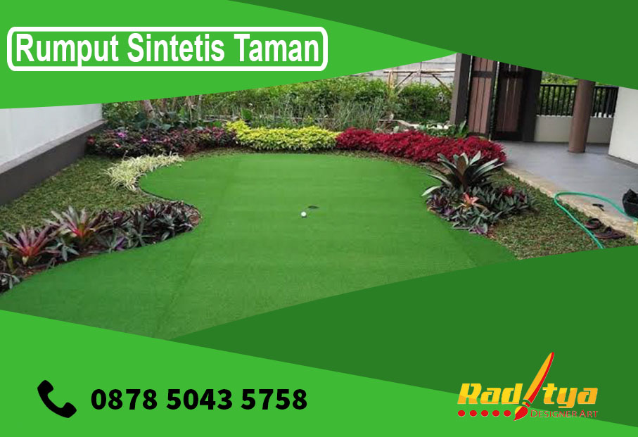 rumput sintetis taman