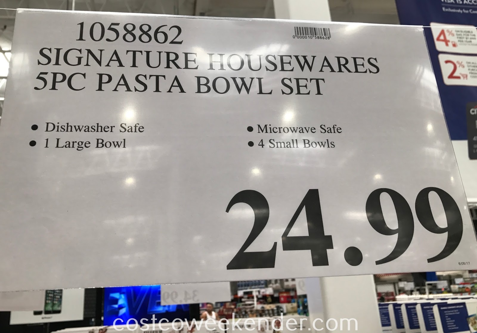 Signature Housewares 5piece Serving Bowl Set Costco Weekender