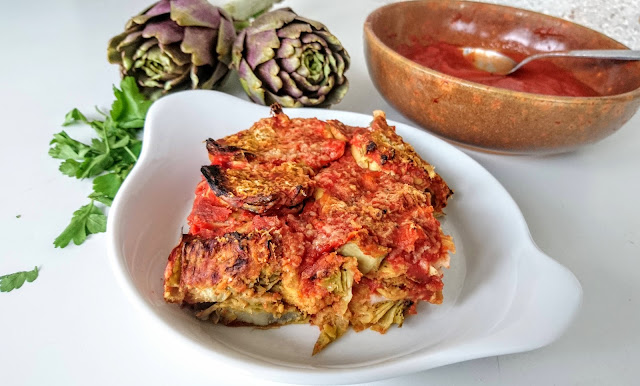 parmigiana carciofi vegan