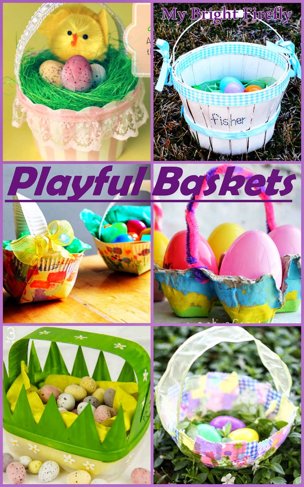 My Bright Firefly 30+ Beautiful Easter Baskets