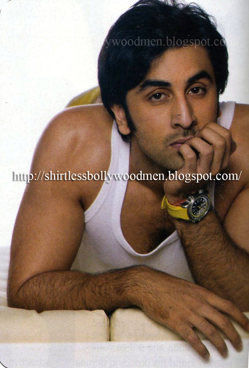 Shirtless Bollywood Men: Ranbir Kapoor