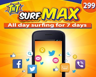 TNT SurfMax 299 – 1 Week Internet Access for only Php299.00 TNT SurfMax 299 – 1 Week Internet Access for only Php299.00