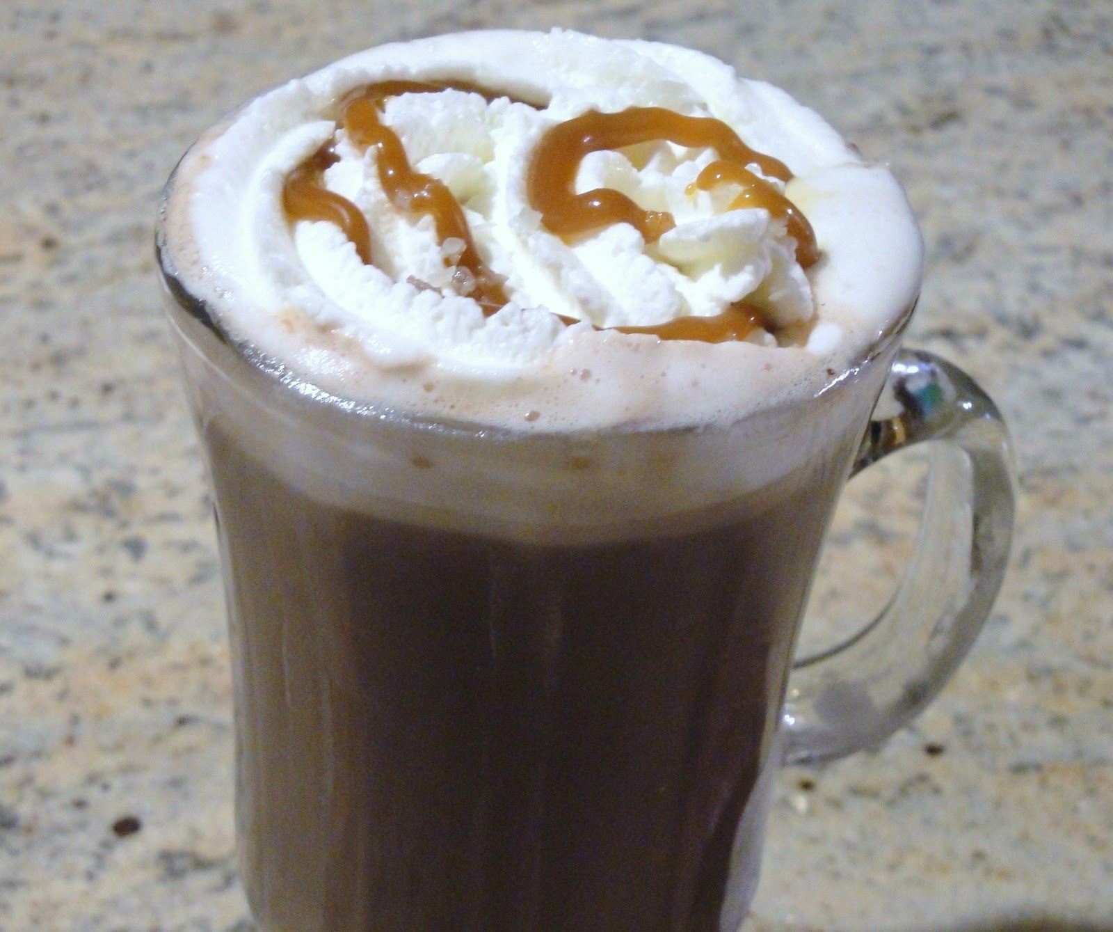cumin and cardamom Salted Caramel Hot Chocolate a la Starbucks