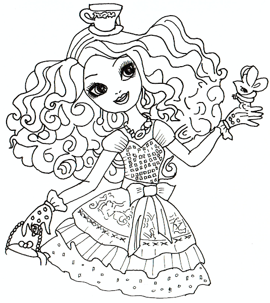 yellow hair after coloring pages for children - photo #43