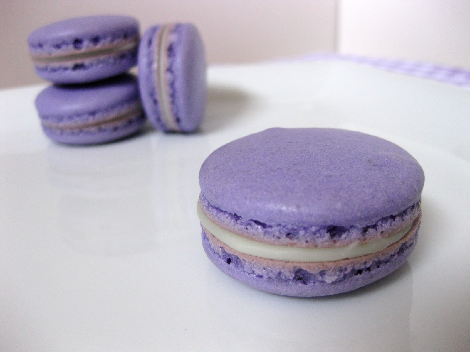 Lavender and Mexican Chocolate Macarons | Mac Lab