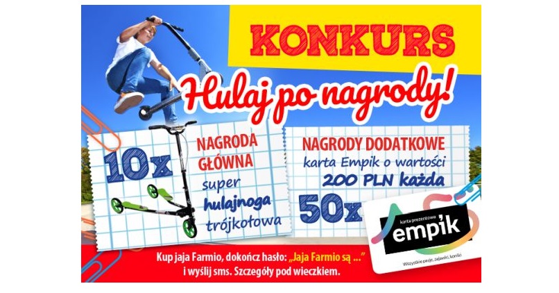Wygraj kartkę podarunkową Empik o wartości 200 zł - 50 szt. czeka Konkurs
