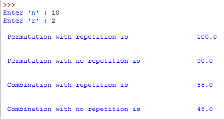 python permutations