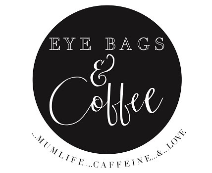 Eye bags and coffee