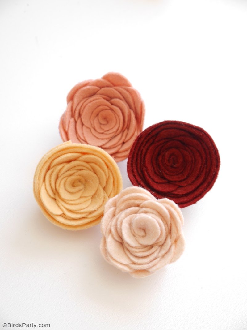 Free Felt Flower Template