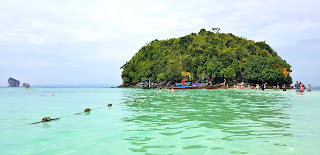 wyspa tub, tajlandia, krabi, wyspa na morzu