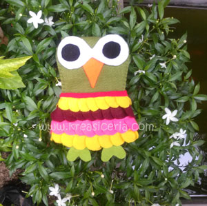 Membuat Sarung Hp Owl Unyu Unyu Dari Kain Flanel
