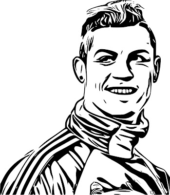 Cristiano Ronaldo | CC0 Amazing famous celebrities vectors, silhouettes ...