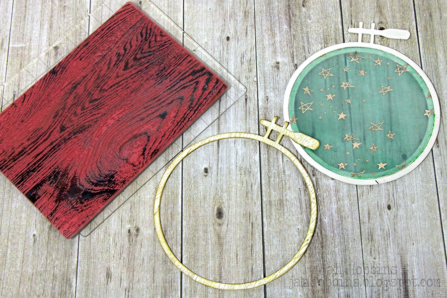 Embroidery Hoop Birthday Card In My Own Imagination