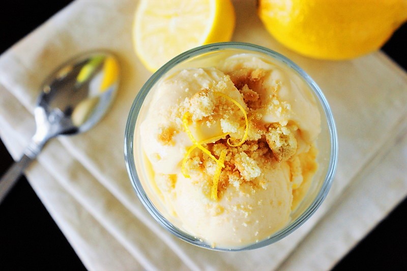 3Ingredient Limoncello Lemon Ice Cream The Kitchen is My Playground