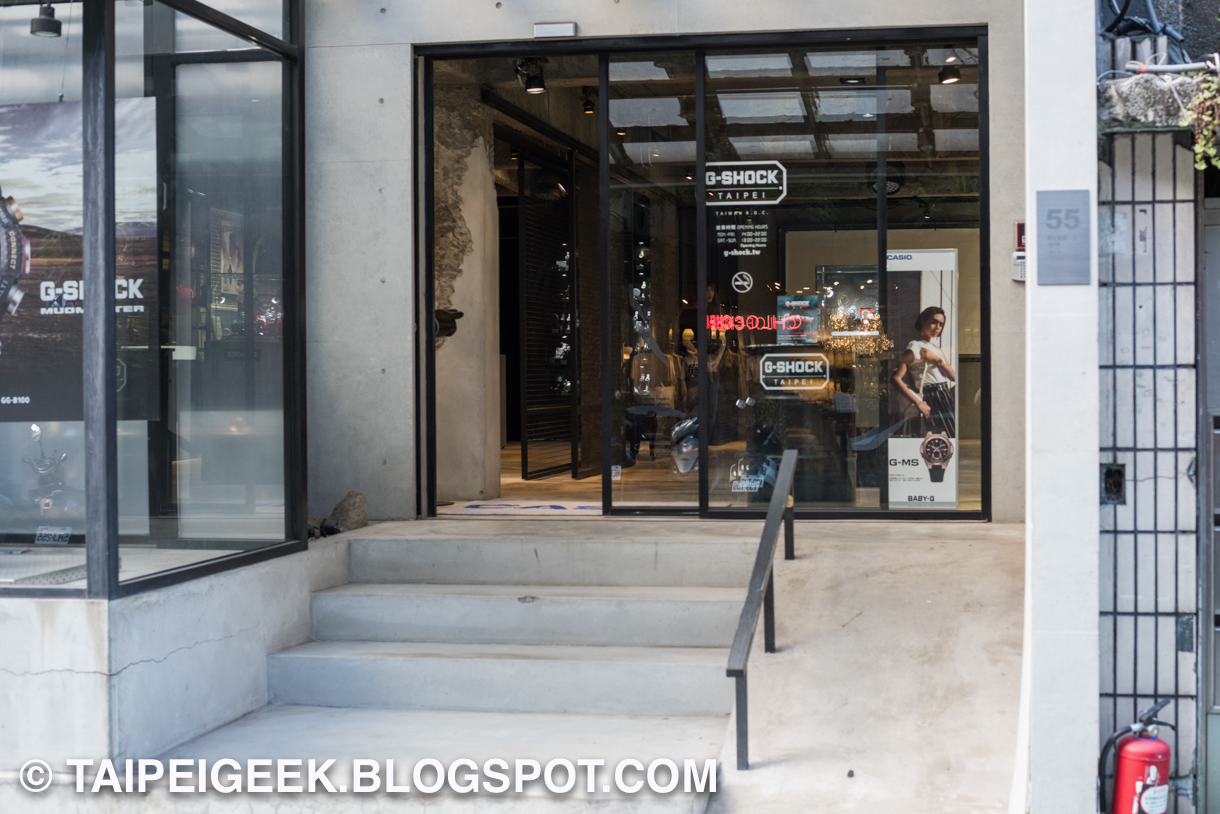CASIO GShock Store in Taipei TAIPEI GEEK