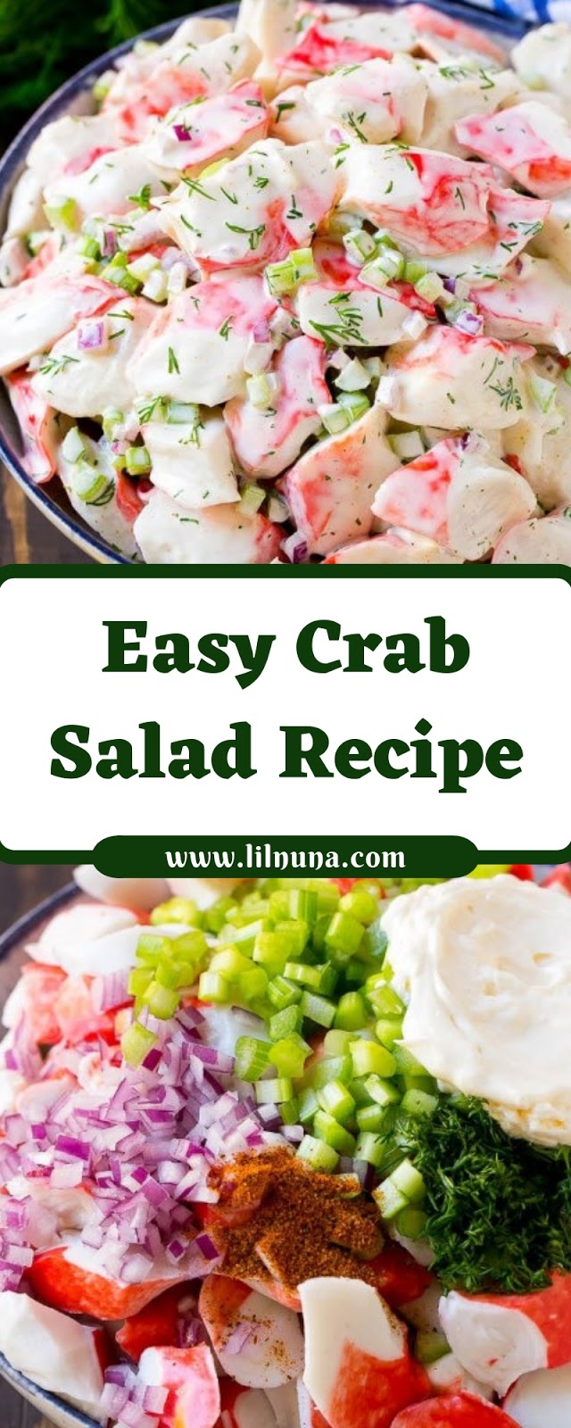 Easy Crab Salad Recipe