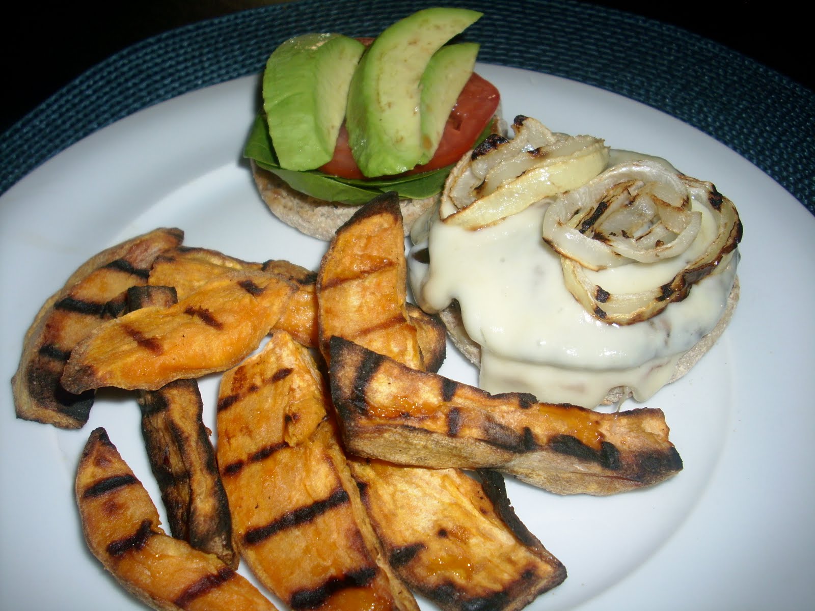 VEGVACIOUS Grilled Portobello & Gouda Burgers
