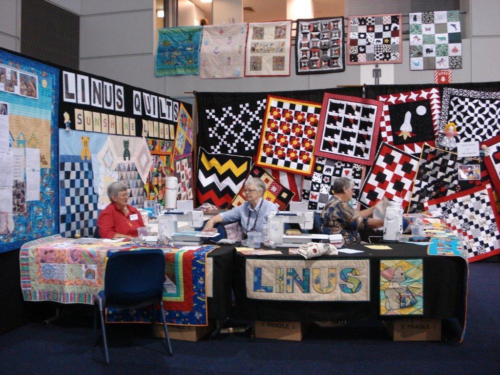 Sunshine Linus Inc. Linus Stand at the Brisbane Quilt Show
