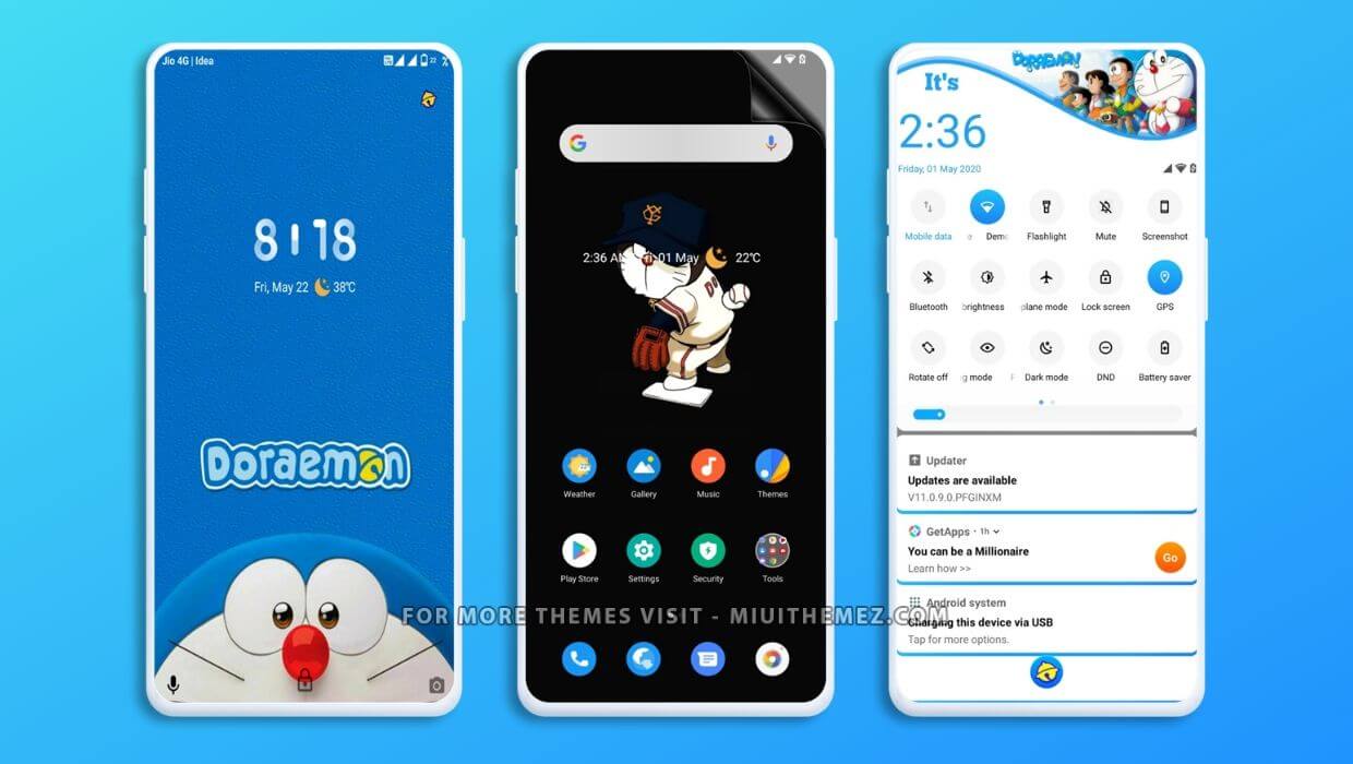 Doraemon Nobita MIUI Theme Doraemon Nobita MIUI Theme