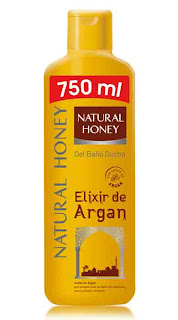 gel baño argán Natural Honey