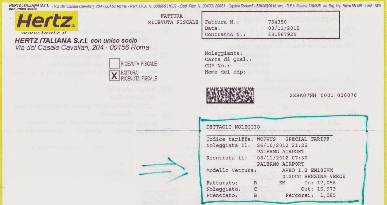 Italian Rental Car Parking Violation Scam