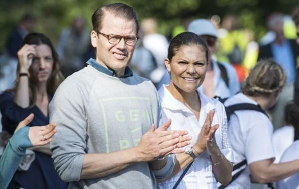 Prince Daniel attended the inaugural "Prince Daniel's Race and Sports Day" at Haga Park. Crown Princess Victoria and Princess Estelle